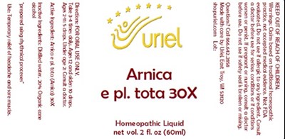 Arnica E Pl. Tota 30x Liquid (Arnica E Pl. Tota 30x Liquid)